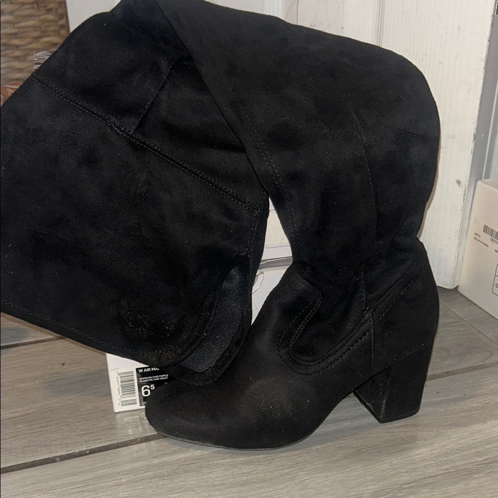 Women's Black Suede Boots